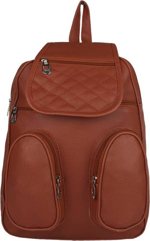 3ng BROWN-2BL PCKT- 18 L Backpack(Brown)