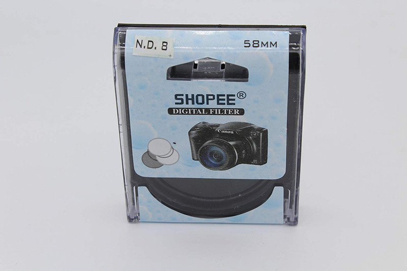 SHOPEE 58mm ND8 Neutral Density Filter Black & White Filter(58 mm)