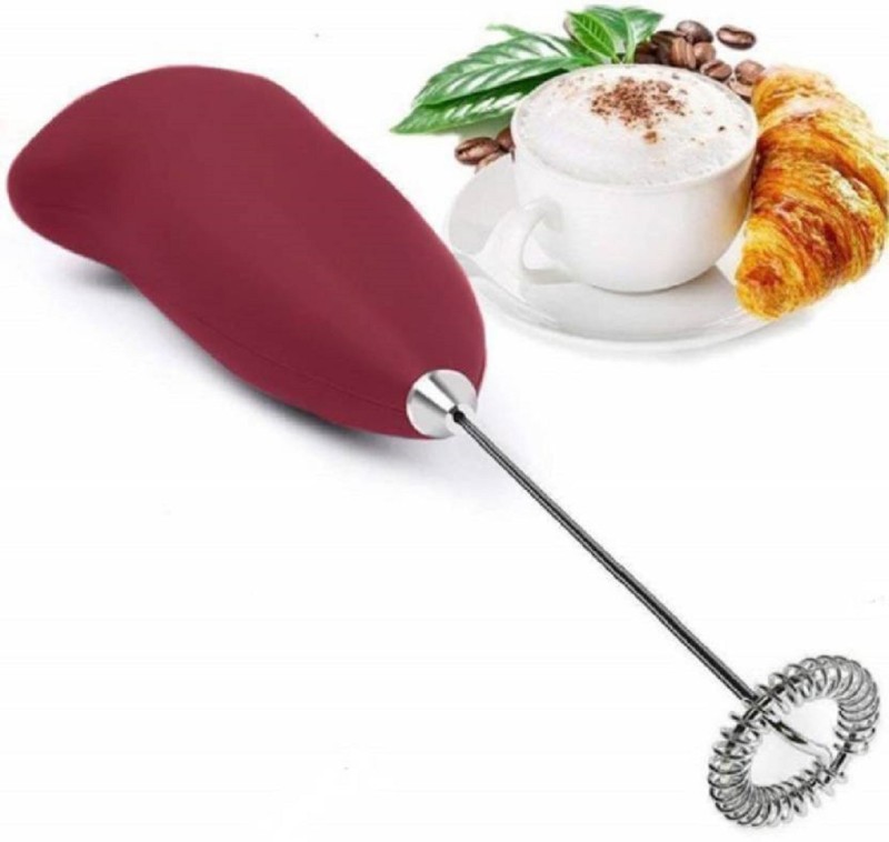 SKYFISH Electric Coffee Milk Egg Beater Mixer Shaker Froth Whisker 3 W Hand Blender(Maroon)