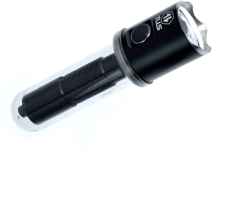 TLLS 7000LM CREE XPL V3 Rechargeable LED Flashlight 18650 Battery with USB Charging Torch(Black : Rechargeable)