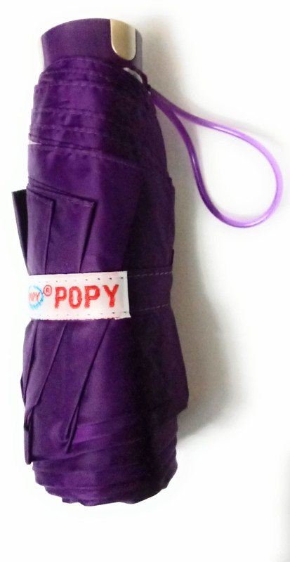 Popy 5 FOLD COLOUR Umbrella(Purple)