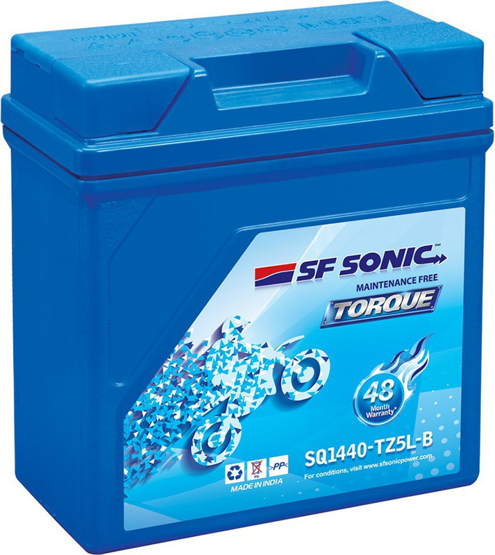 sf sonic TORQUE SQ1440-TZ5L-B 5 Ah Battery for Bike
