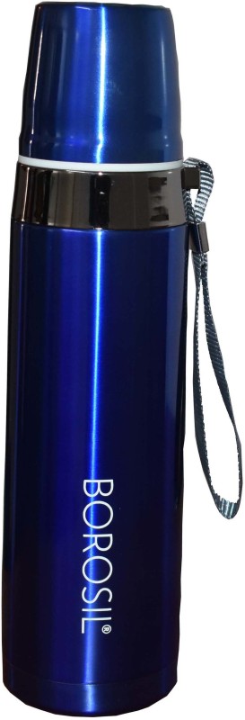Borosil Hydra Prism Stainless Steel Flask, 650 ml, Blue. 650 Bottle(Pack of 1, Blue)