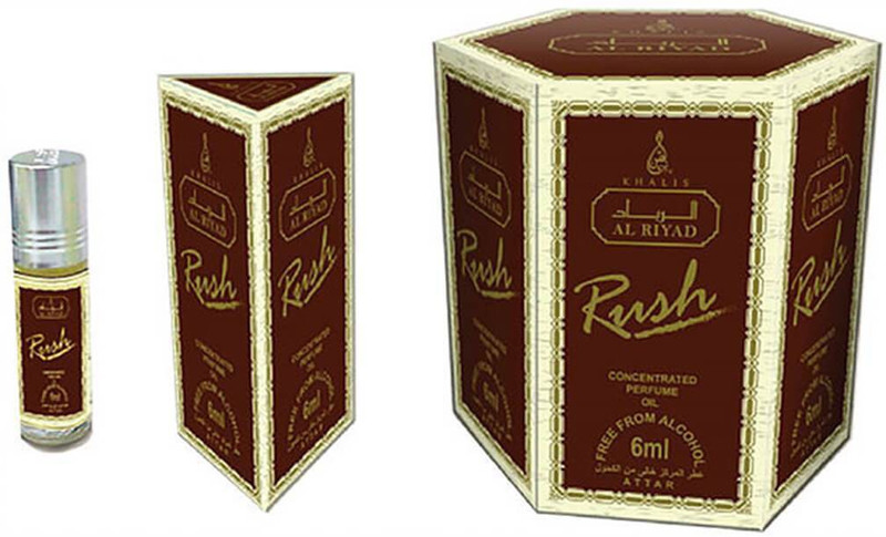 Khalis Rush Fragrance 6ml Attar Pack of 6 Floral Attar(Floral) Khalis Rush Fragrance 6ml Attar Pack of 6 Floral Attar(Floral)