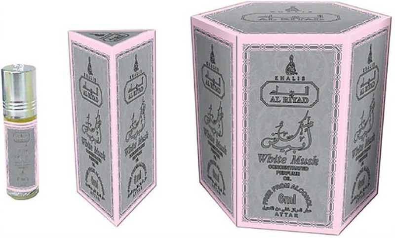 Khalis White Musk Fragrance 6ml Attar Pack of 6 Floral Attar(Floral) Khalis White Musk Fragrance 6ml Attar Pack of 6 Floral Attar(Floral)