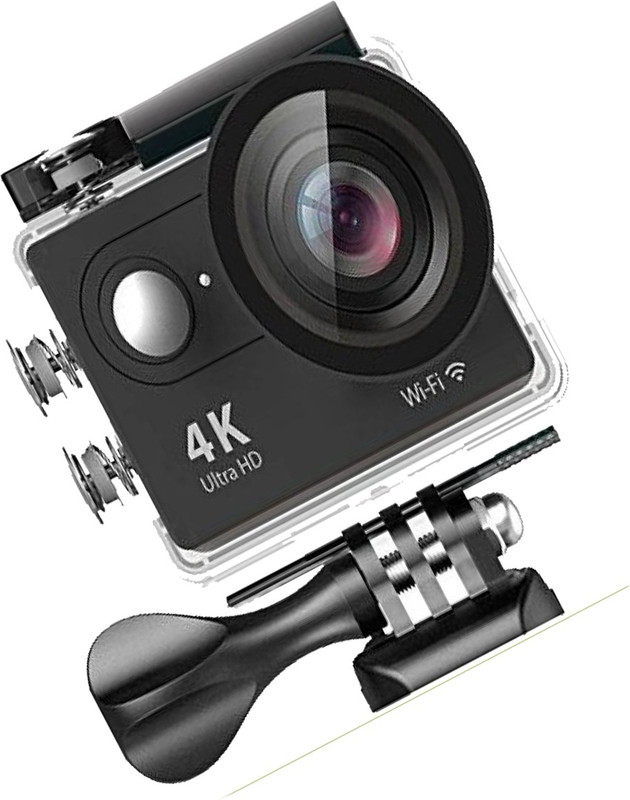 ABC WARRIORS NEW Ultra HD Action Camera 1080P 4K Video Recording Go Pro Style Action camera With Wifi 16 Megapixels Sports Sports & Action Camera(Black)