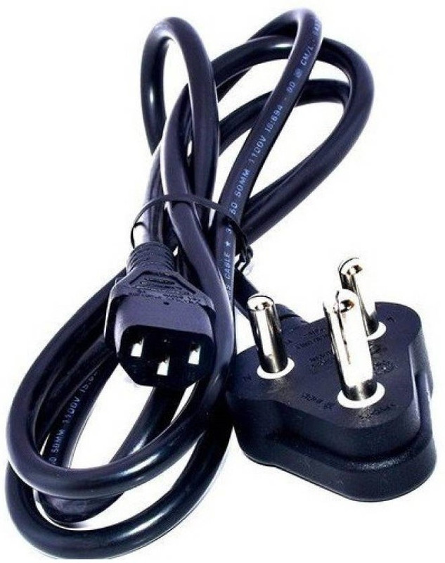 phoneys Ph-P 112 3 m Power Cord(Compatible with Computer, Printer, Black)