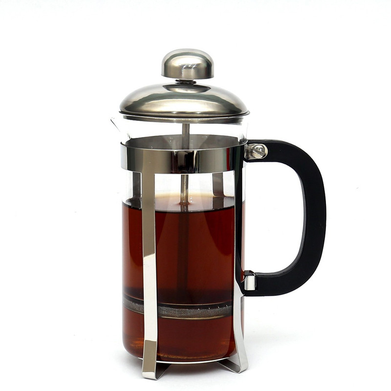 After Clap Coffee French Press (350 ml) Cocktail Filter, Coffee Maker, Milk Frother, Green Tea Brewer, Pitcher, Espresso Maker, Heat Resistant Borosilicate Glass Indian Coffee Filter(350 ml)