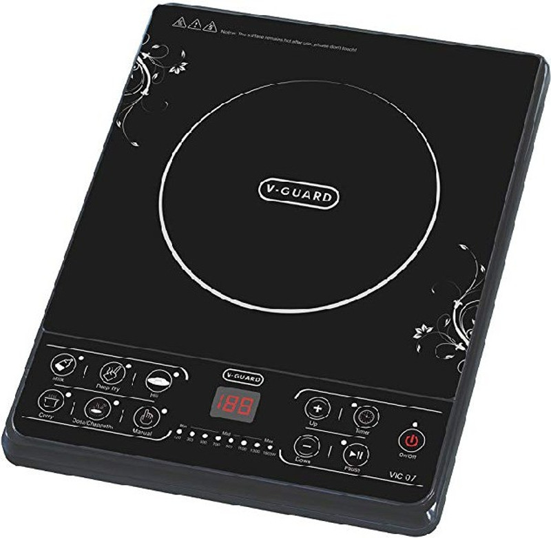 V-Guard VIC-07 Induction Cooktop(Black, Push Button) V-Guard VIC-07 Induction Cooktop(Black, Push Button)