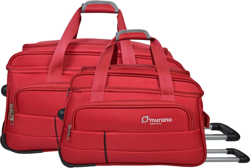 Murano Duffel Strolley Bag Combo(Red)