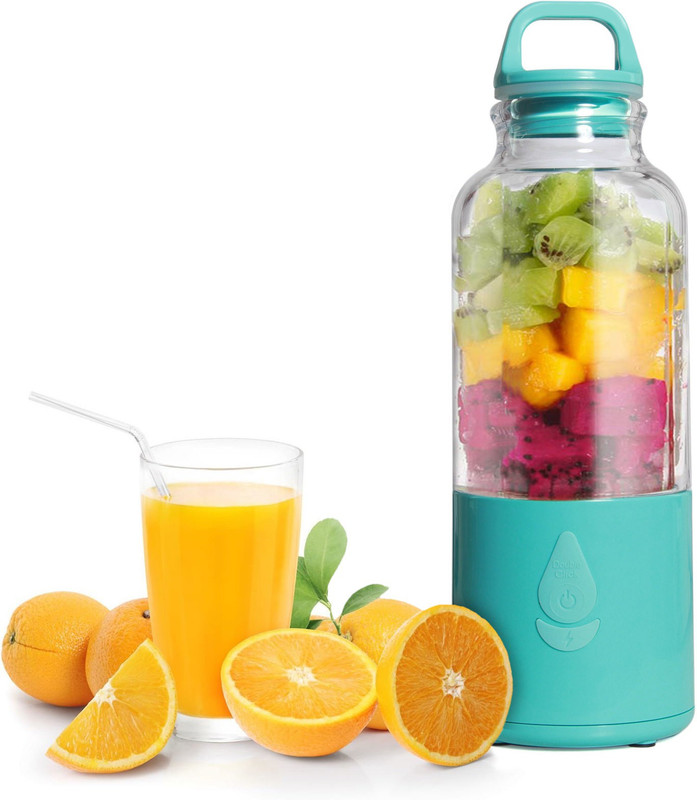 DMG Fruit Shake 6 Blade Portable 500 ml Shakes & Smoothie Maker 5 Juicer(Blue, 1 Jar)