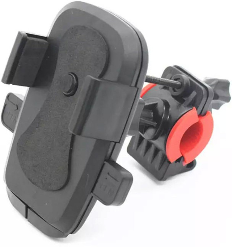 allmusic Universal Bike/Scooty Holder Screw mount Bike Phone Support 360 Degree Rotating Bicycle Holder for All Size Smartphones Mobile Holder