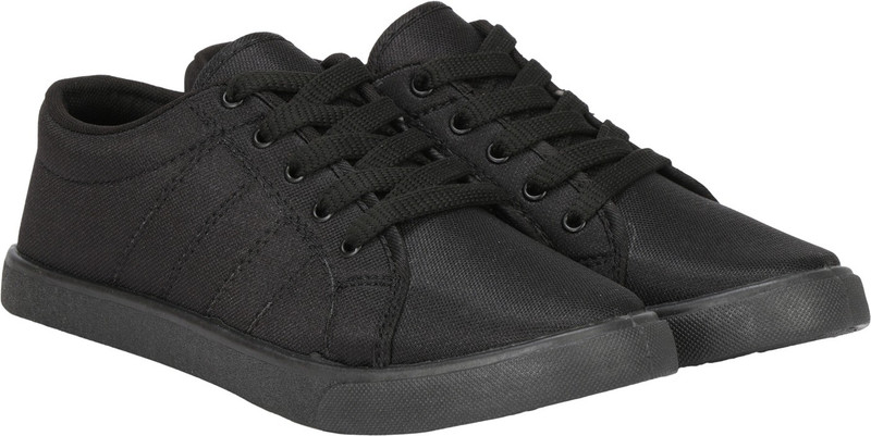 Knight Ace Ricky Canvas Shoes For Men(Black)