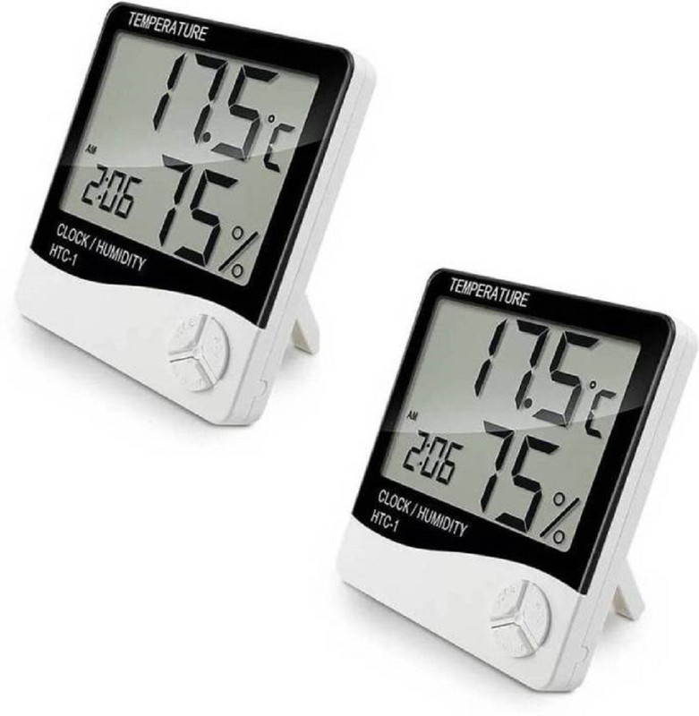 infinity11 Digital White Clock