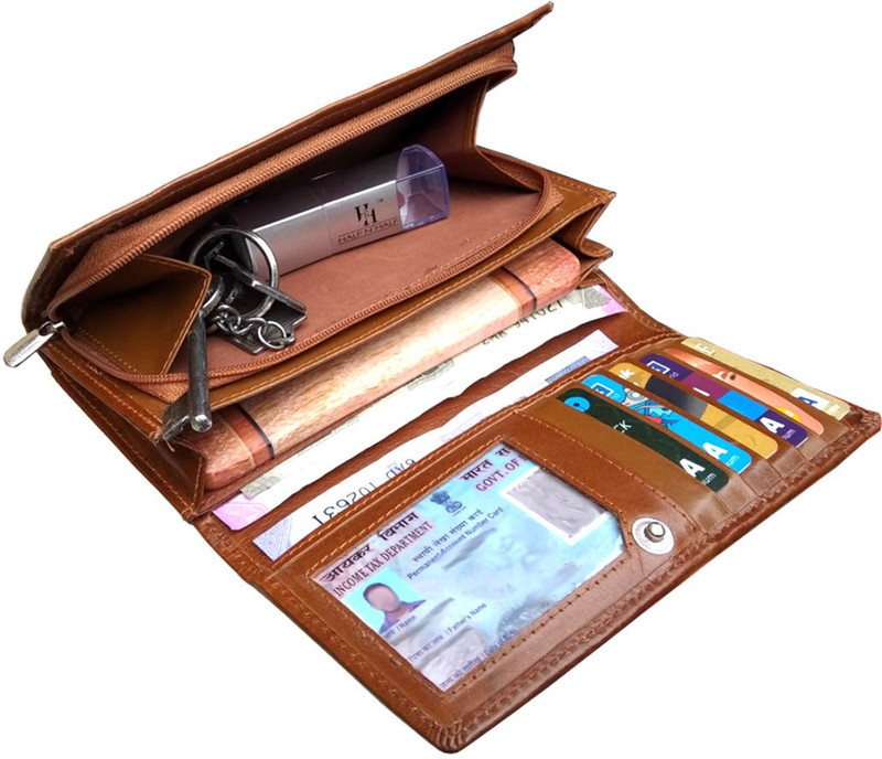matss 100%Genuine Leather Travel Document Holder || Card Holder||Passport Holder For Woman And Girls 6 Card Holder(Set of 1, Tan)