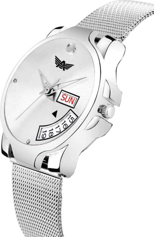 fadiso fashion FF2032-WH WHITE Day & Date Feature Analog Watch  - For Women