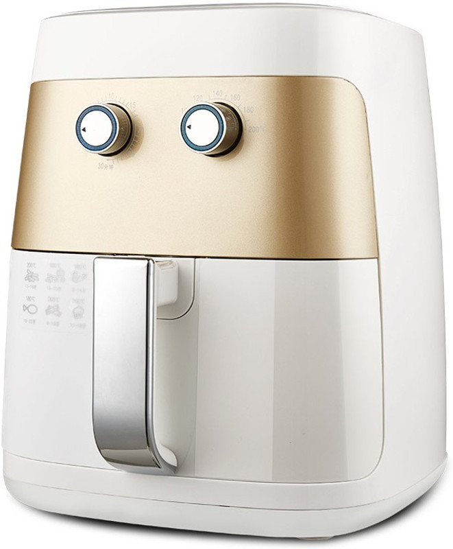 BMS Lifestyle LF-7615 2.5 Liters Up To 200 ° C 1400 Watt Oil Free Healthy Cooking Analog Control Air Fryer(2.5 L)