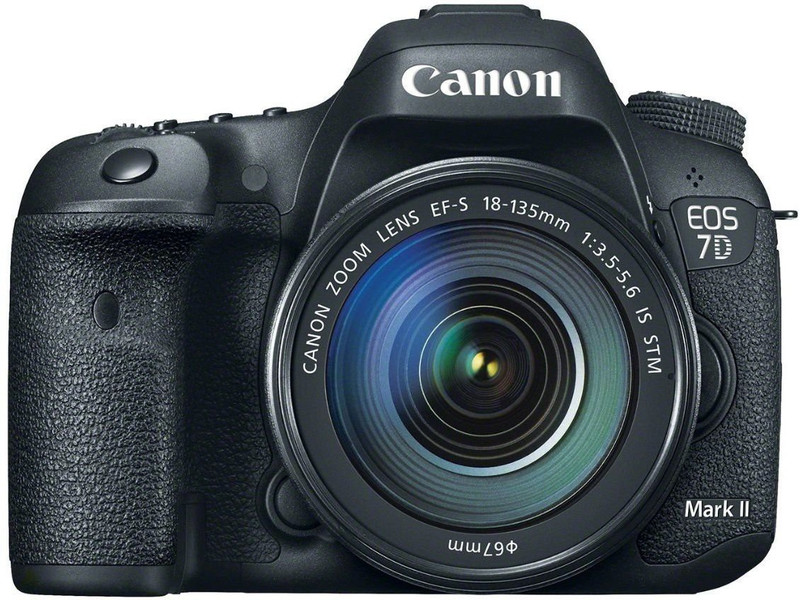 Canon EOS 7D Mark II DSLR Camera EF-S18-135mm IS USM(Black)