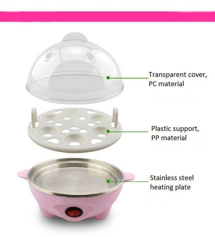 comodo Egg Boiler High Quality Electric Egg Steamer Egg Boiler Egg Cooker(7 Eggs)
