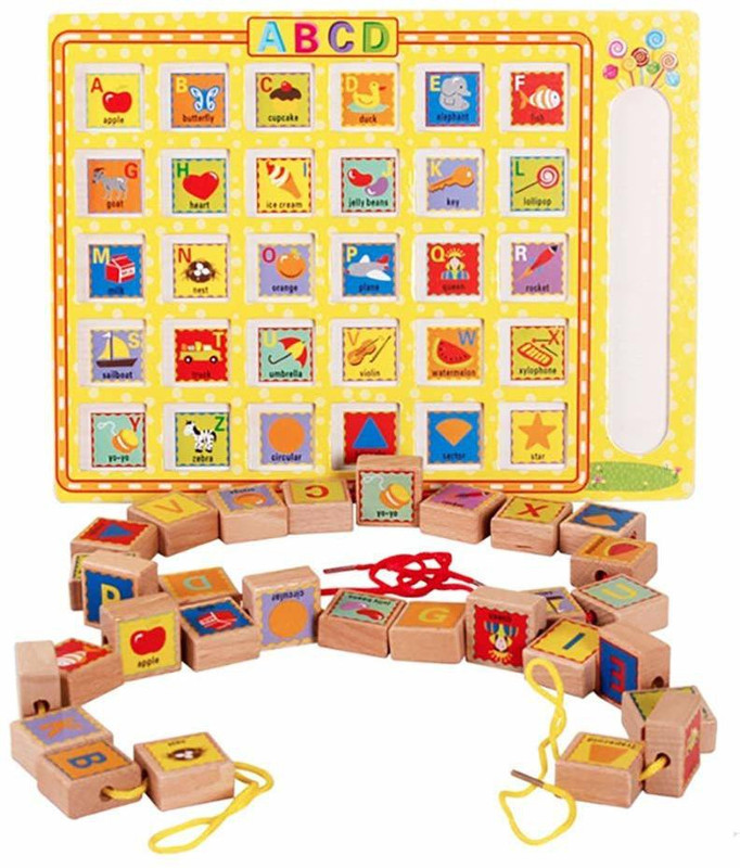 Saiyanshi Letter Strings Music Knowledge Map Learning Toy for Kids (Multi-Color)(Multicolor)