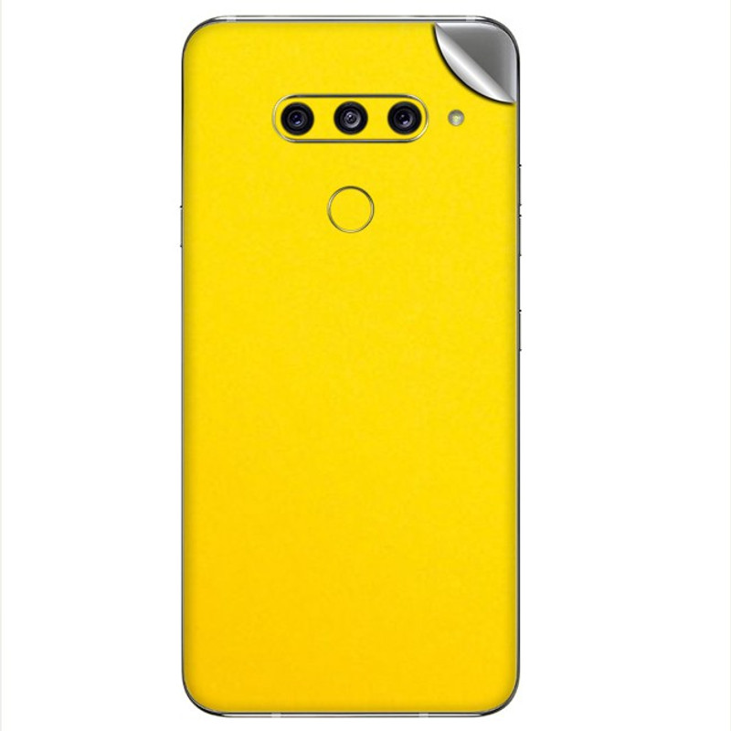 GADGETS WRAP GWS-5450 Yellow Glossy Skin for LG V40 Thinq Mobile Skin(Yellow)