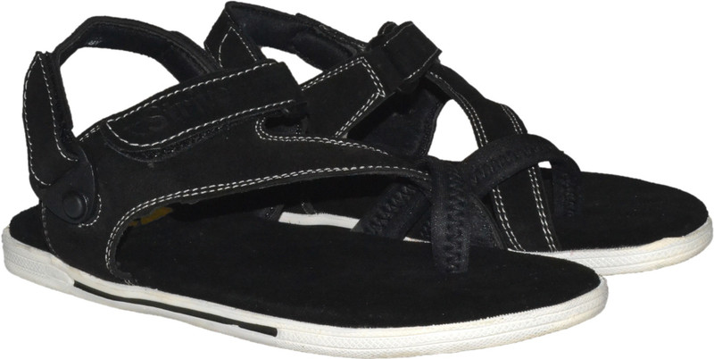 Strive Suede Casual Men Black Flats