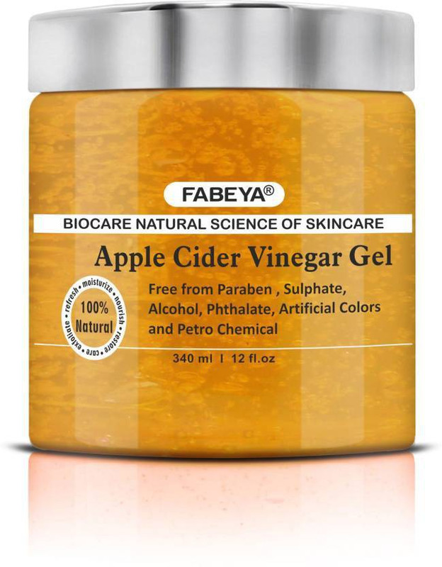 fabeya apple cider vineger gel 100% orgnic apple cider vinegar gel Scrub(340 ml)