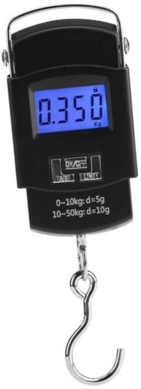 Urweigh 50Kg Portable Luggage Hanging Weight Machine Digital Weighing Scale(Black)