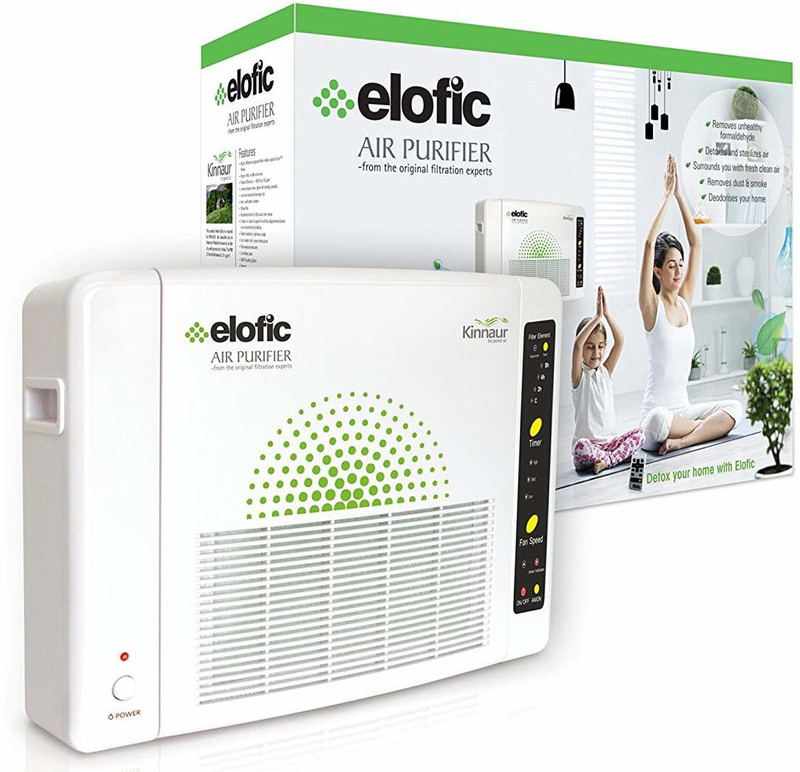 elofic KINNAUR AIR PURIFIER Portable Room Air Purifier(Multicolor)