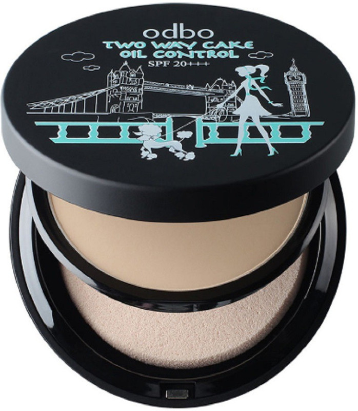 odbo Two Way Cake Oil Control SPF 20 +++ Compact(No.21, 0.072 g)