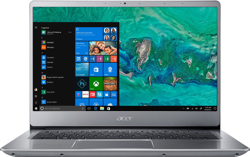 Acer Swift 3 Core i5 8th Gen - (8 GB/512 GB SSD/Windows 10 Home) SF314-54-59AL Thin and Light Laptop(14 inch, Sparkly Silver, 1.45 kg)