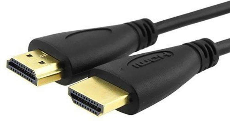 PAC 1.5 meter gold plated 1.5 m HDMI Cable(Compatible with lcd, computer, led, Black)