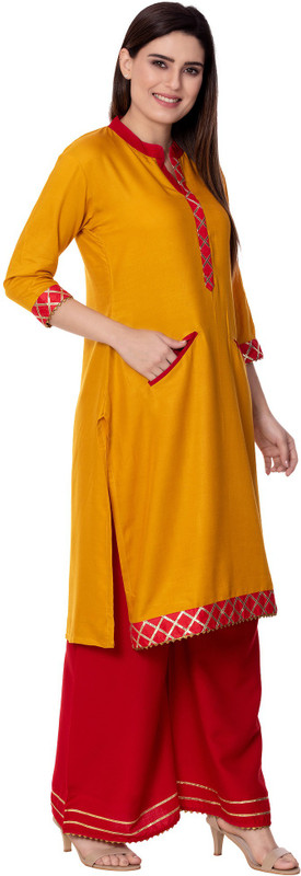 sanganeritex Women Kurta and Palazzo Set