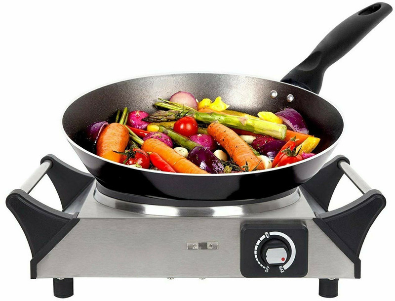 FRENDZ HOT PLATE 650 Radiant Cooktop(Grey, Jog Dial)