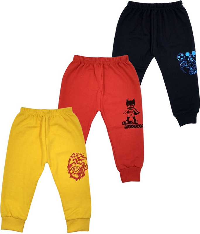 kidbee Track Pant For Boys & Girls(Multicolor, Pack of 3)