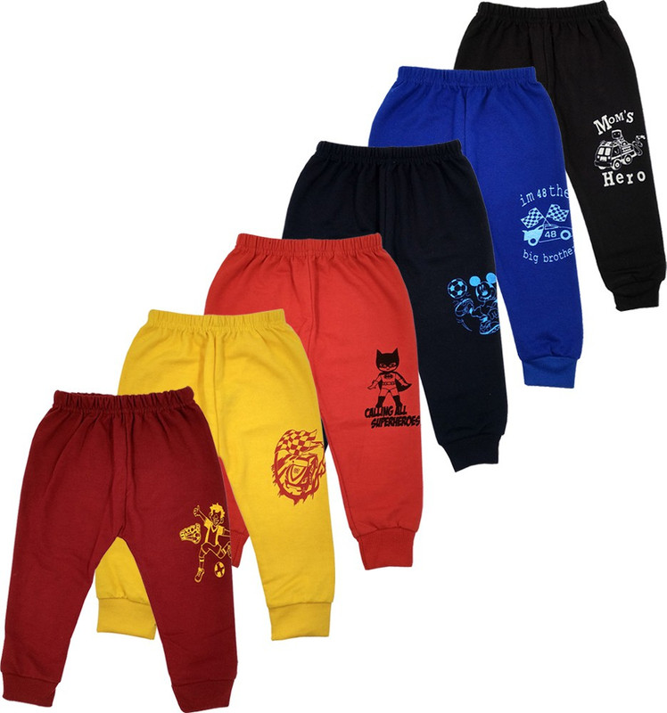 kidbee Track Pant For Boys & Girls(Multicolor, Pack of 6)