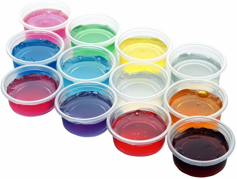 vibgyor ShopNGift DIY 5D Slime Gel Light Modeling Air Dry Magic Clay Jelly for Kids and Teens (Multicolour) Set of 6 Colour Multicolor Putty Toy