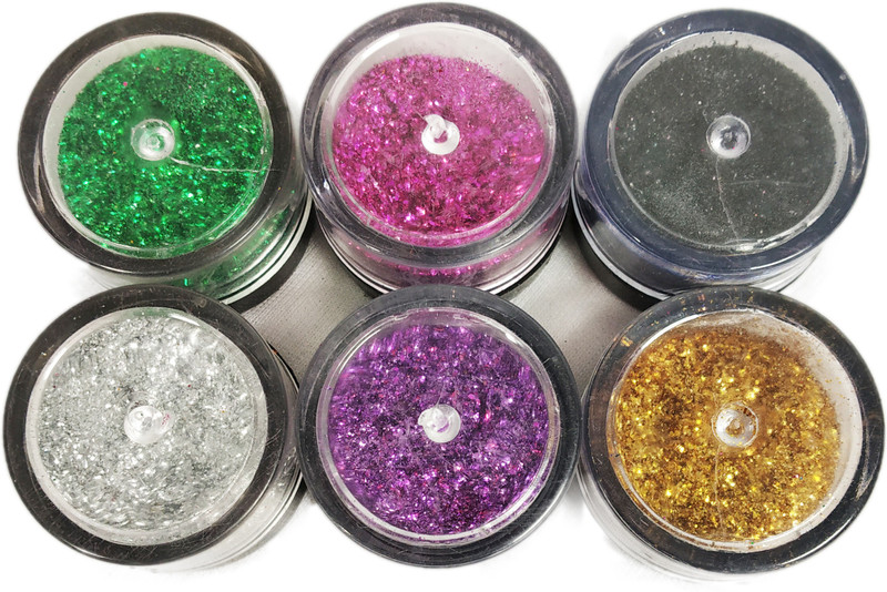 ruby collection 6 Shade Hair & Body Glitter Gel(Multicolor)