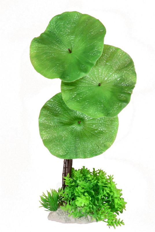 aquapetzworld Aquarium Artificial Plastic Grass Plants Decoration Fish Tank Ornament Green 25cm" Height Artificial Plant(25 cm, Green)