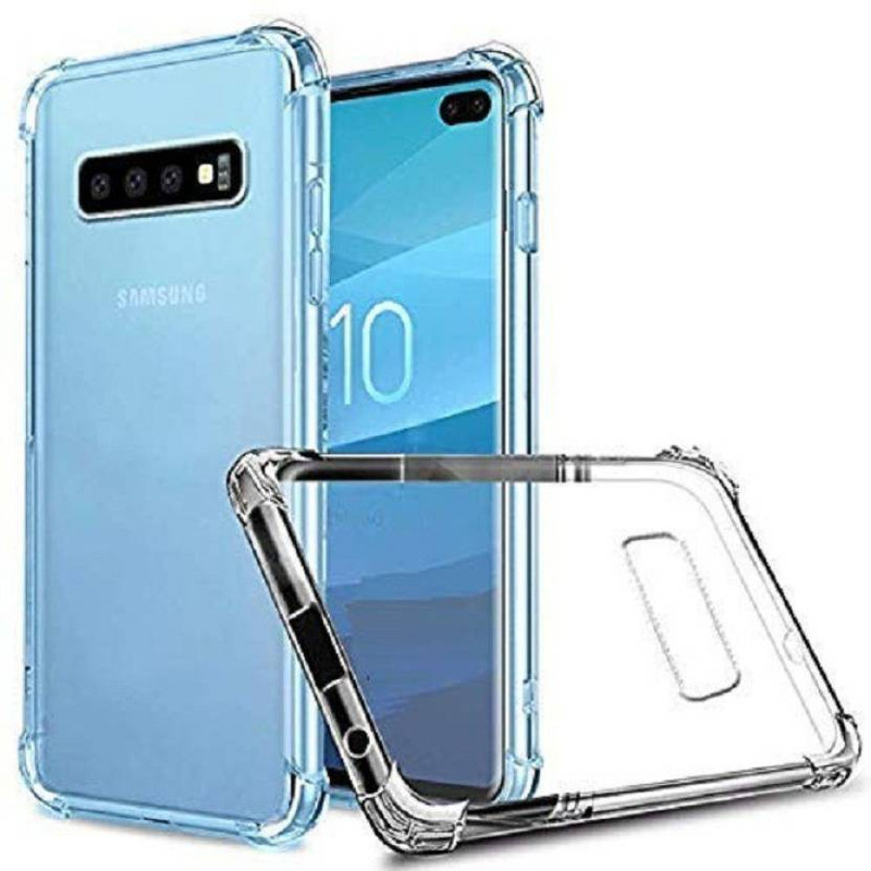 rs mobizilla Bumper Case for Samsung Galaxy S10 Plus(transparent, Silicon)
