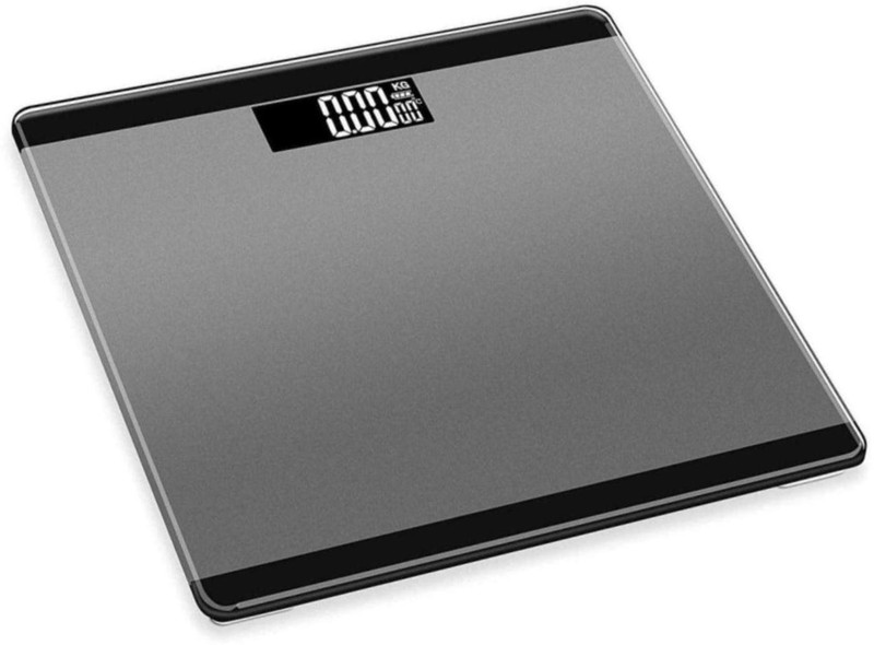 Gadget Tree S-curve Personal Weight Machine For Body Weight With Thick Glass 180Kg/396Lb Weighing Scale(Black)
