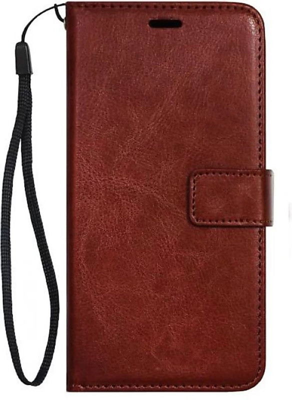 plus9 Flip Cover for Apple iPhone XS Max(brown)