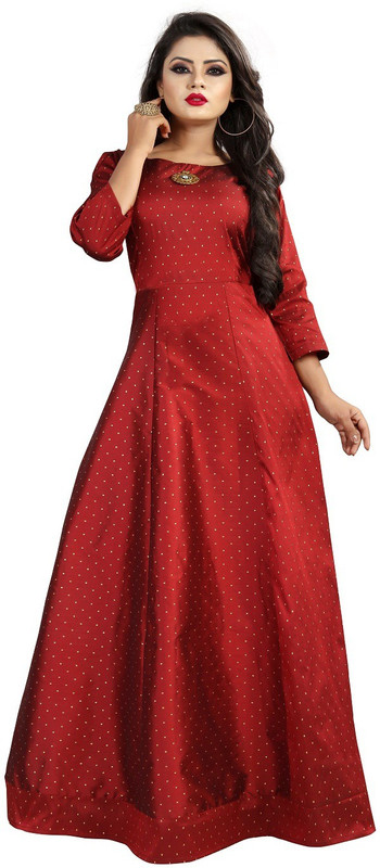 smf Anarkali Gown(Red)