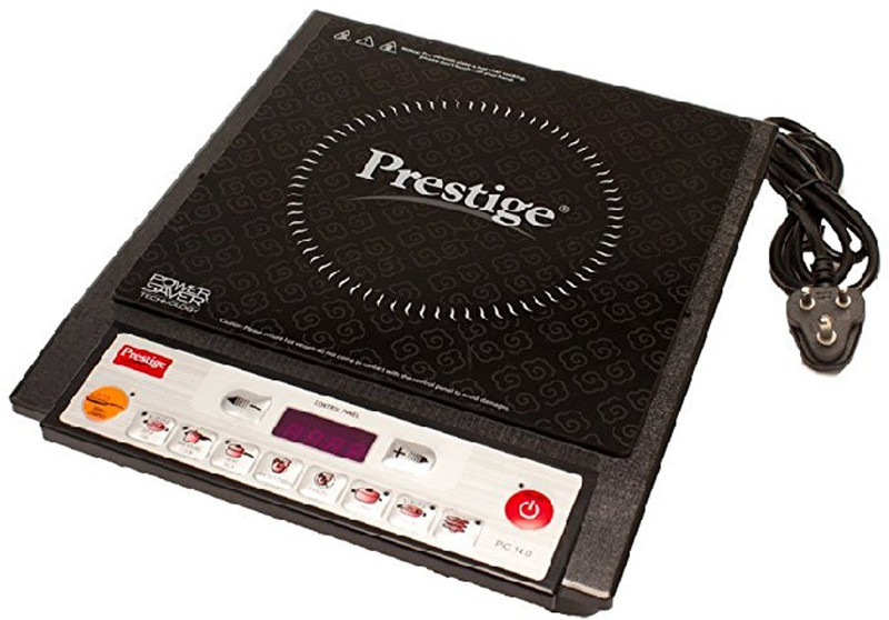 Prestige PIC 14.0 1900-Watt Induction Cooktop with Push Button Induction Cooktop(Black, Push Button) Prestige PIC 14.0 1900-Watt Induction Cooktop with Push Button Induction Cooktop(Black, Push Button)