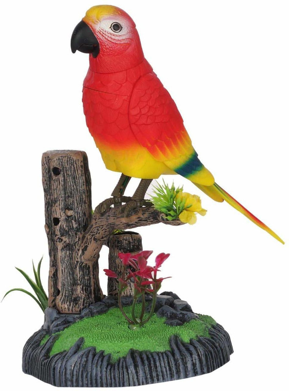 SAISAN Heartful Bird Toy Animal Model Sound Voice Bird Baby Kids Toy Gift(Multicolor)