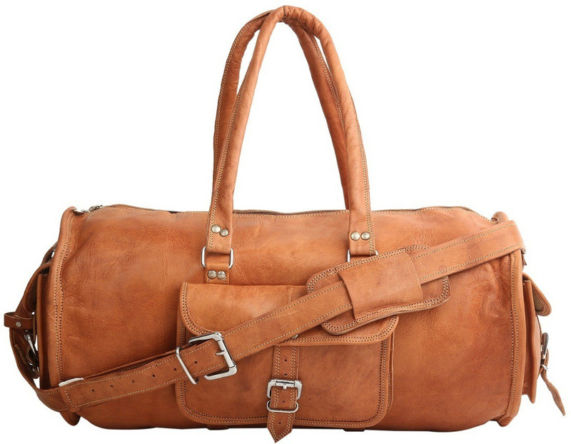Aryan Export AE 93 Waterproof Weekender(Brown, 15 L)