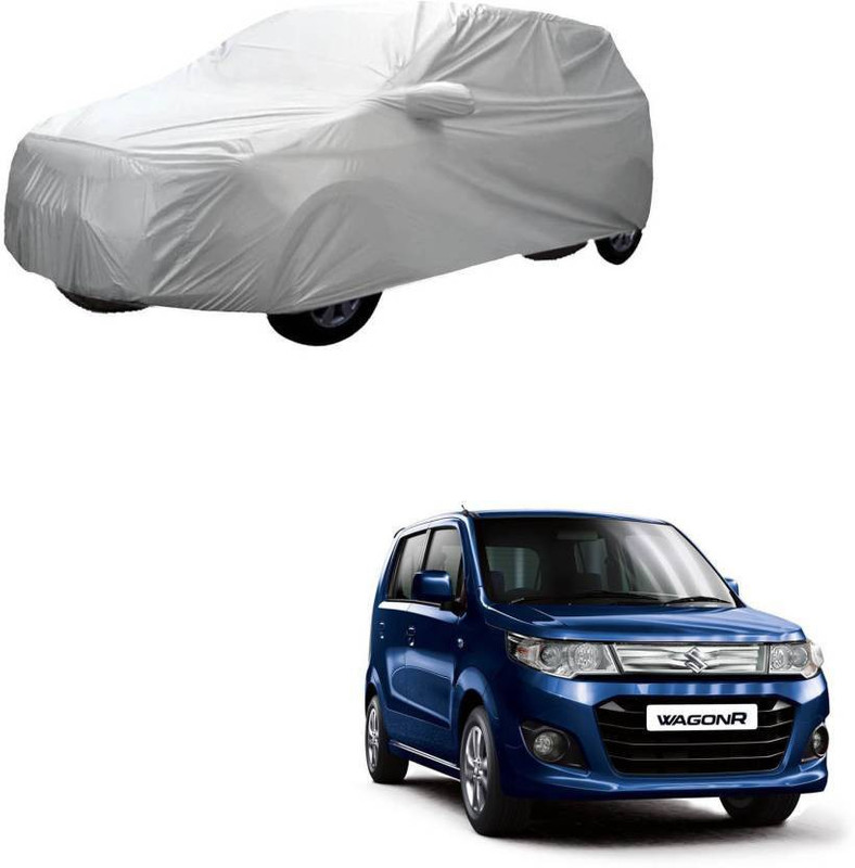 npms Car Cover For Maruti Suzuki WagonR Stingray (With Mirror Pockets)(Red, For 2017 Models)