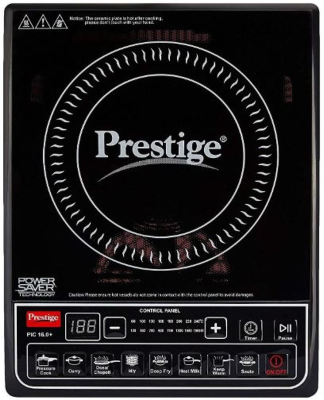 Prestige 16.0 Induction Cooktop(Black, Push Button) Prestige 16.0 Induction Cooktop(Black, Push Button)