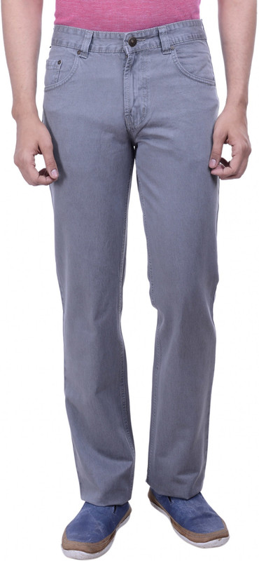 Hoffmen Regular Men Grey Jeans