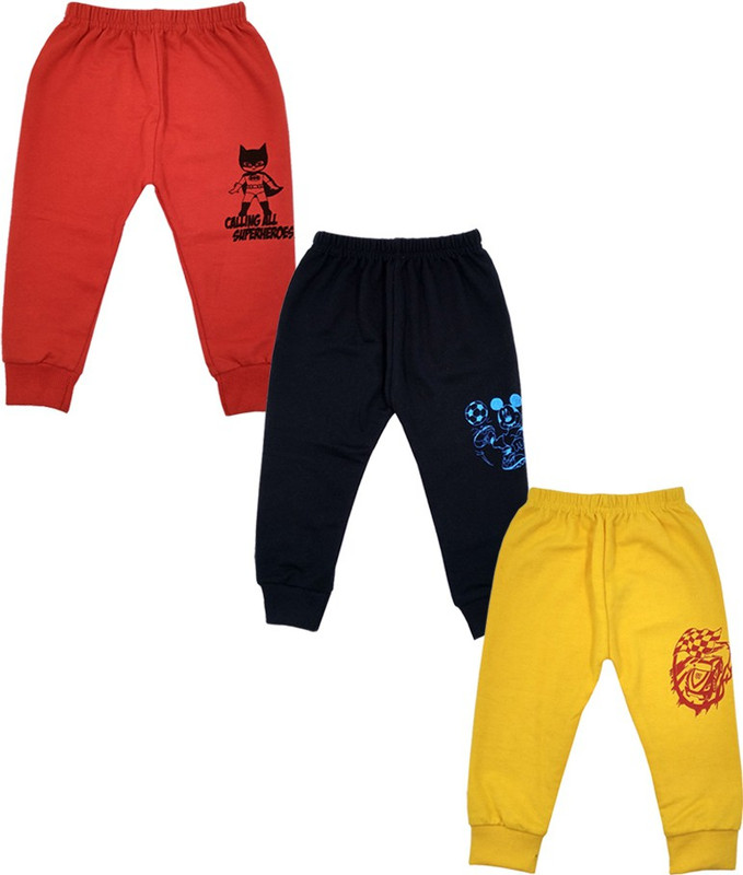 kidbee Track Pant For Boys & Girls(Multicolor, Pack of 3)